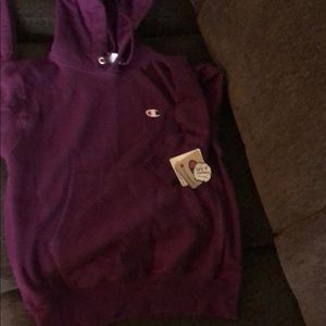Champions hoodie xs purple brand new with tag